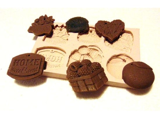 Silikonová forma pro výrobu čokolády